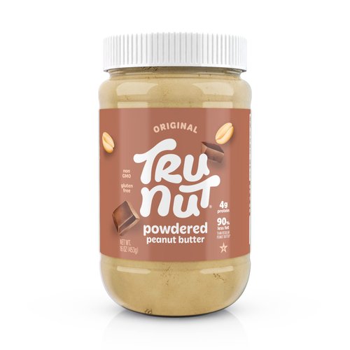 Tru-Nut - Chocolate Peanut Butter Powder - Healthy Peanut Butter, Vegan, 4g of Protein, 50 calories - Peanut Butter Chocolate Flavored - 16oz