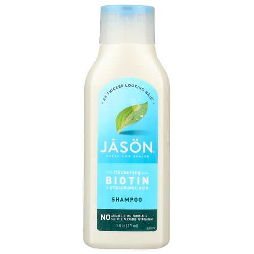 Jason Restorative Biotin Pure Natural Shampoo (473ml, No Parabens) by Jason Natural