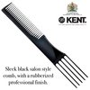 Kent Salon-Style Handmade Hair Pick and Teasing Comb for Curly, Thick Hair - Quality Barber Supplies