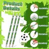 Miucat 36 Set Soccer Pencils and Soccer Erasers, Sport Pencils & Erasesrs, Fun Wooden Pencil, Birthday Pencils for Kids, Soccer Party Favors for School, Office, Class Reward
