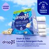Dropps Stain & Odor Laundry Detergent Pods: Lavender Meadow | 64 Count | HE Compatible + All Washers | Cold Wash + All Temperatures | Tackles Tough Odors | Low Waste Packaging