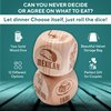 KLUBI Date Night Dice for Couples 2 Engraved Wooden Food Takeout Dice Date Night Gifts for Couples Gifts for Girlfriend Fun Gifts for Her What to Eat Dice Dinner Choosing Dice for Couples