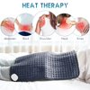 DAILYLIFE Heating Pad for Back Pain Relief, 20" x 24" Electric Heating Pads for Cramps, Back, Shoulder and Neck with 6 Heat Settings, Fast-Heating Technology, Auto Shut Off, UL Certificated, Deep Blue