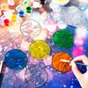 Cholemy 24 Sets Planet Sun Catcher Kit Include Suncatcher Craft with Paints Suction Cups Fishing Thread, Planet DIY Window Art Kit Paintable Suncatchers Decorations for Gifts