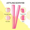 Styling Gear 150 Hair Combs Barber Comb Set Combs For Men Combs For Women Combs For Hair Stylist Beard Mustache Styling Pocket Comb Made In USA 12 Piece. (Pink)