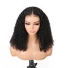 ISEE Wear and Go Glueless Wig Afro Kinky Curly Lace Front Wigs Human Hair 6x4 HD Lace Afro Curly Wigs for Women Lace Pre Cut Glueless Wigs Human Hair Pre Plucked 16 Inch