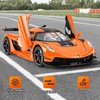 Toy Cars Model Koenigsegg Jesko 1/22 Diecast Metal Sports Toy Cars for Boys, Alloy Collectible Model Car with Sound and Lights, Race Model Car for Kids