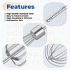 ANTOBLE Hand Mixer Beaters Compatible with Hamilton Beach Hand Mixer Replacement Beaters with Egg Whisk Attatchment for Hamilton Egg Whisk Beater Blades Parts 62682RZ 62692 62695V 64699
