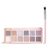Revolution Beauty The Rebel Icon Eyeshadow Palette Gift Set, Holiday Set with Smokey Icon Eyeshadow Palette & Eye Blending Brush, Vegan & Cruelty-Free