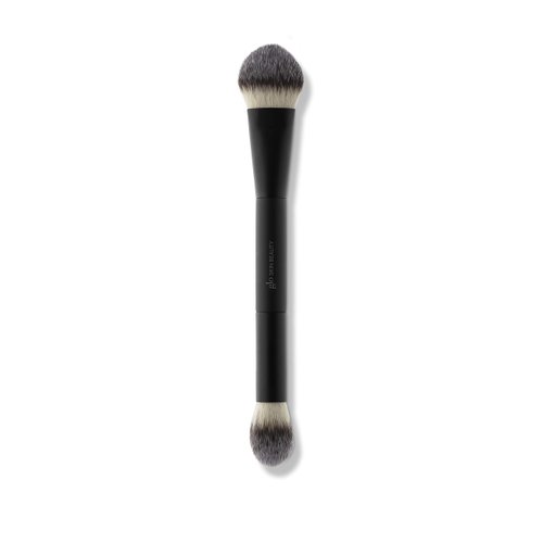 Glo Skin Beauty 107 Contour & Highlighter Brush | Dual Ended Brush Used to Pick Up Product and Sweep Over the Skin for A Natural Look