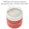Pure Body Naturals Bentonite Clay Powder for DIY Detox Body & Face Mask, Pure Indian Healing Clay for Deep Pore Cleansing and Armpit Detox for Women, (8.0 oz)