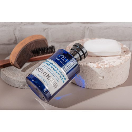 1922 by J.M. Keune Deep Cleansing Shampoo, Clarifying & Strengthening Cleanser for Men, 8.5 Fl Oz