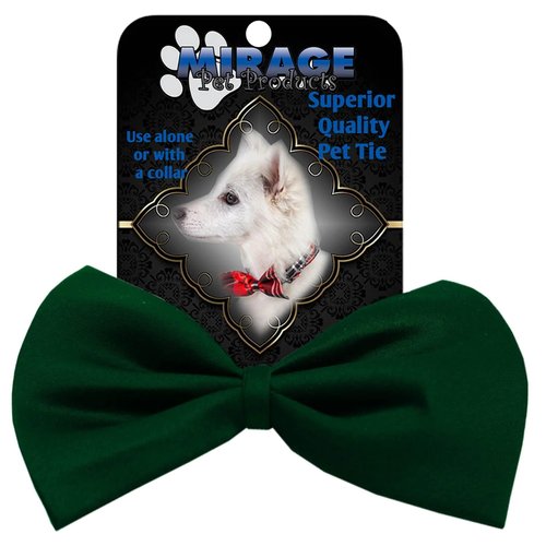 Mirage Pet Products 48-32 EG Plain Bow Tie, Emerald Green, Small