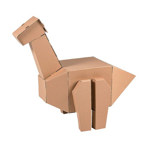 Fun Express Do-It-Yourself Cardboard Brachiosaurus Craft Kit - Creative & Fun DIY Activity for Kids Perfect for Home Projects Educational Learning Craft Time & Hands-On Creative Play - 1 Piece