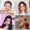 Fssqii 12 Sheets Birthday Face Temporary Tattoos for Children Girls Cute Pink Freckle Waterproof Birthday Eye Makeup Fake Tattoo Stickers Kids Women Gifts for Birthday Party Decoration Favors Supplies