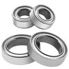 Vgoohobby RC Car Ball Bearings,5x10x4mm 10x15x4mm Deep Groove Metal Shielded Compatible with Traxxas HPI Associated Tamiya Kyosho HSP Redcat RC Car Truck