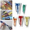 Bias Tape Makers Kit of 5 Sizes 1/4" 3/8" 1/2" 3/4" 1" DIY Quilting Tools Kit for Fabric Sewing and Quilting