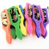 12 Cymbals With Plastic Handles (5") Kids Party Supplies, Preschool Musical Instruments, Noisemakers (12 Pack) multicolor