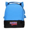 Sega Sonic the Hedgehog Lunch Bag Big Face Dual Compartment Lunch Box Kit