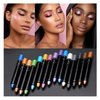 Flashstar Eyelid Color Eyeshadow Pencil, 15 Color Set - Waterproof Glitter Eye Shadow Eyeliner Pen for Women, Metallic Eyeliner Kit, Pearl Eyeliner