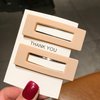 2Pcs Yellow Fashion Styling Hair Clips for Women and GirlsWoman Matte Candy Color Square Buckle Bangs Hairpin Hair Clip Barrette Hair Clips