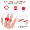 Generic Multicolor Small Hair Ties for Thick and Curly Hair Ponytail Holders Hair Elastic Band for Women, 1 Count (Pack of 1)