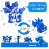 EDPOFUL 7 Pcs Mini Car Robot Toys, 3 Inch 2 in 1 Model Action Figures, Birthday Party Gifts Favors for Boys Age 5-12