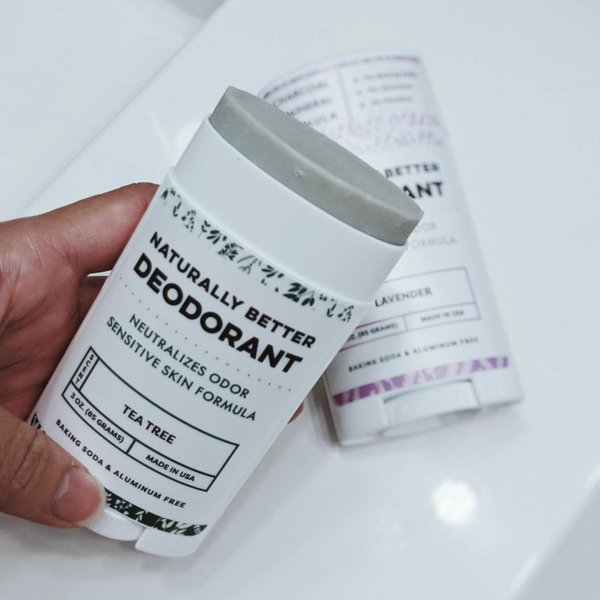 Naturally Better Sweet Jasmine Deodorant - Sensitive Skin Formula, Aluminum-Free, Baking Soda-Free, All-Natural, Magnesium & Activated Charcoal, Plant-Derived, Made in USA by DAYSPA Body Basics