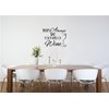 There's Always time for a Glass of Wine Vinyl Wall Decals Sayings Art Lettering