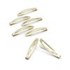 Dofash 20Pcs 4.5CM/1.77IN Mini Slim Snap Hair Clips Hair Barrettes Hair Accessories for Women Thin Hair (Blonde)