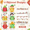 Hollowfly Set of 30 Christmas Tic Tac Toe Strategic Mini Board Game Birthday Party Favors for Kids, Goodie Bag Stuffers, End of Year Student Gifts Bulk Family Classic Educational Toys