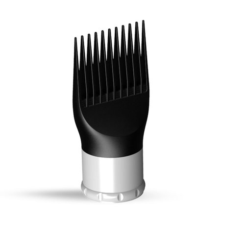 LURA Blow Dryer Comb Attachment,Blow Dryer Attachment for Hair Dryer Nozzles from 1.7 to 2.1,Hair Dryer Comb Attachment for Black Hair,Hair Straightening Pic Attachment