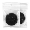 Grafting Eyelash Jade Stones Black Pink Round Jade Stone Eyelash Glue Stone Adhesive Glue Pallet Pad Eyelash Extension Makeup Beauty Salon Accessories (Black-2 Pcs)