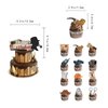 42 Pieces Detective Theme Party Supplies Includes Detective Cake Topper Cupcake Toppers Balloons Detective Games Party for Kids Teens Adults Birthday Party Decorations
