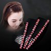 6 PCS 24 Teeth Hair Comb Rhinestone Hair Side Comb Women Lady Plastic Decorative Hair Clip Hairpins (A#)