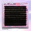 Gmagictobo Lash Extension Kit DIY 200pcs Fluffy Volume Lash Clusters D Curl Eyelash Extension Kit, 10-18mm 100D Individual Lashes Kit with Lash Bond and Remover, Lash Tweezers for Self Use