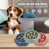 UPSKY Slow Feed Dog Bowl Anti-Choking Slower Eating Puzzle Bowl for Small to Medium Breed Dogs, Polypropylene Material, 5.4 Ounces