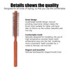 MiniNylon Bristle, 75 Inch HB 1, Small Round Brush for Short Hair, 1 Inch Mini Quiff Roller, Volumizing Roll Hair Brush, Round Hair Brush Roller