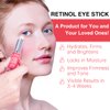 Retinol Eye Stick,Collagen Retinol Eye Cream for Dark Circles and Puffiness, Under Eye Cream Anti Aging, Eye Brightener Stick for Wrinkles Eye Balm Reduces Fine Lines(#1-Retinol Eye Stick)