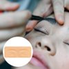 Healvian Silicone Eyebrow Tattoo Practice Skin 2Pcs Microblading Fake Makeup Skin Sheets Eyebrow Model Eyeliner Tattoos Latex Skin for Beginners