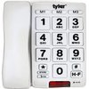 Tyler TBBP-3-WH Big Button Corded Phone with Speakerphone for Seniors and Ease of Use