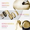 U-Shinein 8ml Metallic Painting Nail Polish Gel, Golden 3D Metal Painting Gel Drawing Mirror Nail Gel Polish, Nail Liner Painting Gel Glossy Soak Off UV/LED DIY Nail Manicure