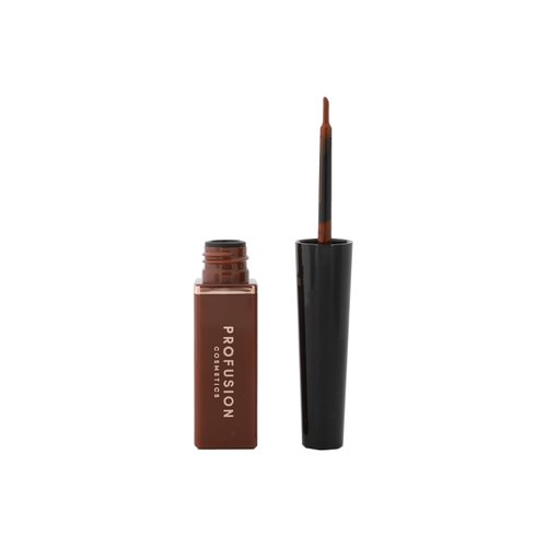 Profusion Cosmetics Everlasting Waterproof Liquid Eyeliner, Achieve Bold Statement Eyes Effortlessly With this Essential Beauty Tool, Long Lasting Black Liquid Eyeliner (Brown)