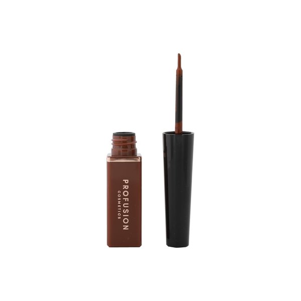 Profusion Cosmetics Everlasting Waterproof Liquid Eyeliner, Achieve Bold Statement Eyes Effortlessly With this Essential Beauty Tool, Long Lasting Black Liquid Eyeliner (Brown)