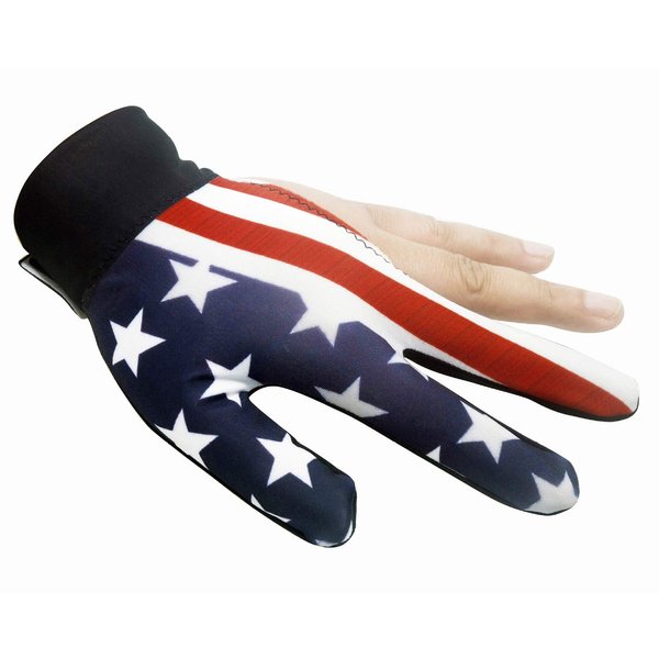 3 Finger Billiards Gloves Pool Cue Gloves Elastic Show Shooters Carom Pool Snooker Playerss Breathable Anti-Skid Game Gloves with Adjustable Wrist Strap for Women Men Left Hand