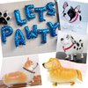 Dog Birthday Decorations, Lets Pawty Birthday Decorations Boy, Dog Birthday party Supplies Include Puppy Dog Happy Birthday Banner, Dog Balloons, Paw Print Balloons, Cake Toppers