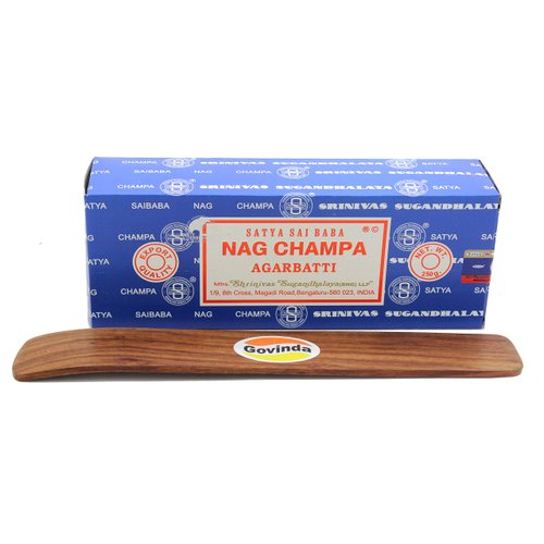 Govinda - Bangalore (BNG) Nag Champa Argarbatti 250 Grams with Incense Holder