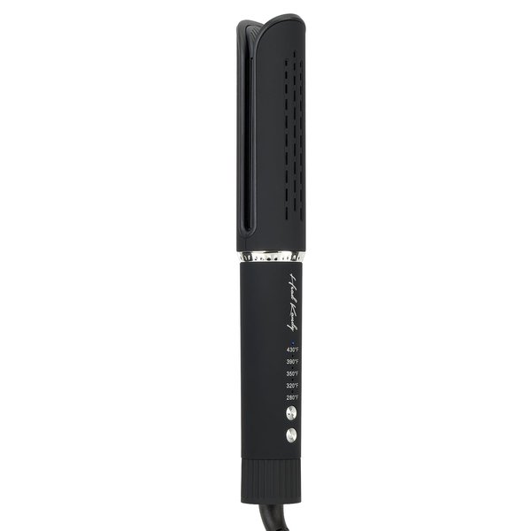Head Kandy Rebound All in One Styler | Cool Air Curling Iron | Ceramic Coating for Damage Free Styling | for All Hair Types | Black