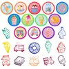 24 Pcs Ice Cream Stampers for Boys Girls, Candyland Donut Party Supplies Favors, Classroom Rewards Prizes, Goody Bag Treat Bag Stuff for Sweet Candy Birthday Party Fiesta Pinatas Gifts(Ice cream)