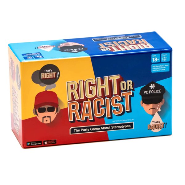 Right Or Racist - Funny Gag Gift - Gifts for Men - Party Game - Hilarious Game - Great Gift - Birthday Gifts for Men and Women